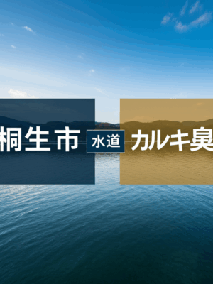 【実録】桐生市の水道水、地域で全然違う！カルキ臭を3つの方法で完全解決